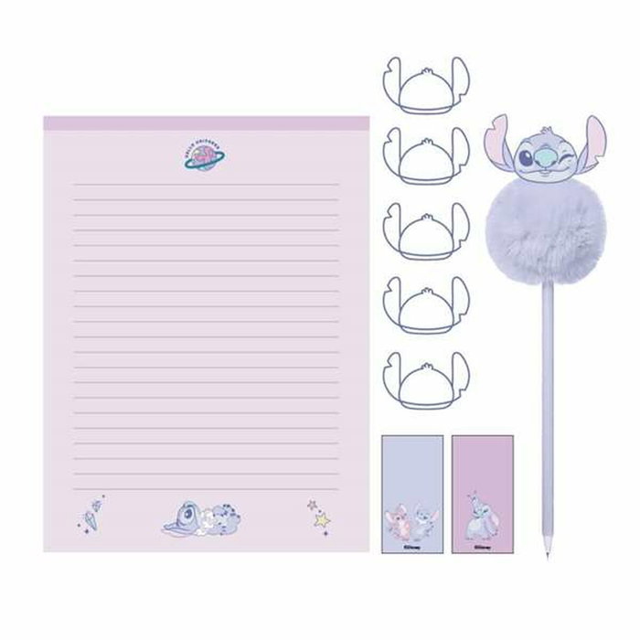 Cerdá Set de Papelería Stitch Disney Púrpura Cerdá Set de Papelería Stitch Disney Púrpura