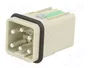 HARTING Han Q5/0-M-QL 2,5mm² conector macho HDC 5+PE