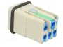 HARTING Han Q5/0-M-QL 2,5mm² conector macho HDC 5+PE