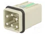 HARTING Han Q5/0-M-QL 2,5mm² conector macho HDC 5+PE