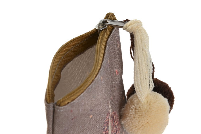 DKD Home Decor Yoga is a heart opener 23 Monedero Burdeos Verde Marron 11 x 10.5 x 1 cm (3 Unidades)