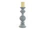 DKD Home Decor Portavelas Tradicional Gris 15 x 38.3 x 15 cm (4 Unidades)