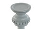 DKD Home Decor Portavelas Tradicional Gris 15 x 38.3 x 15 cm (4 Unidades)