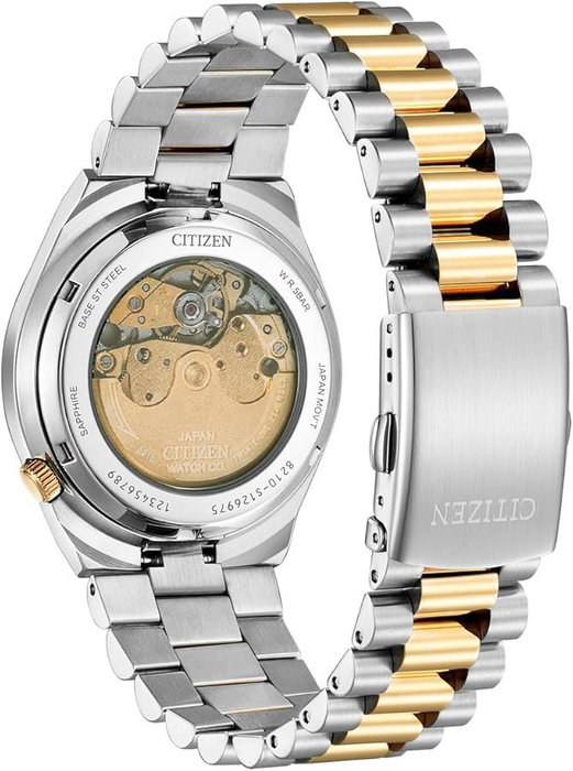 Citizen NJ0154-80H con esfera negra y correa gris Citizen NJ0154-80H con esfera negra y correa gris
