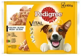 Mars Pedigree Bolsitas 4Pack Pollo Y Pescado 13x4x100 - Comida Húmeda para Perros