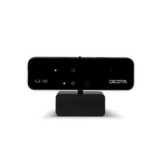 Dicota Webcam PRO Reconocimiento Facial Windows Hello Full HD 1080p Micrófono Omnidireccional Plug & Play con Cubierta de Privacidad Dicota Webcam PRO Reconocimiento Facial Windows Hello Full HD 1080p Micrófono Omnidireccional Plug & Play con Cubierta de Privacidad