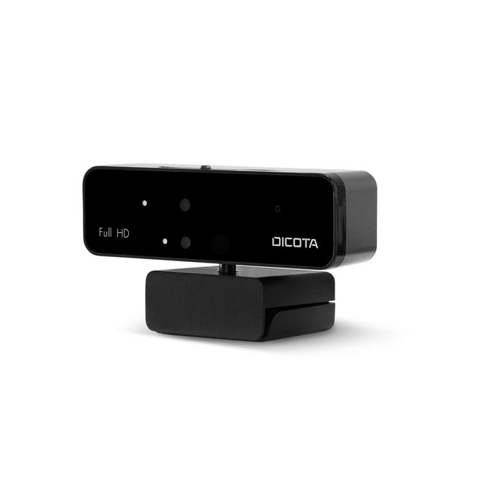 Dicota Webcam PRO Reconocimiento Facial Windows Hello Full HD 1080p Micrófono Omnidireccional Plug & Play con Cubierta de Privacidad Dicota Webcam PRO Reconocimiento Facial Windows Hello Full HD 1080p Micrófono Omnidireccional Plug & Play con Cubierta de Privacidad