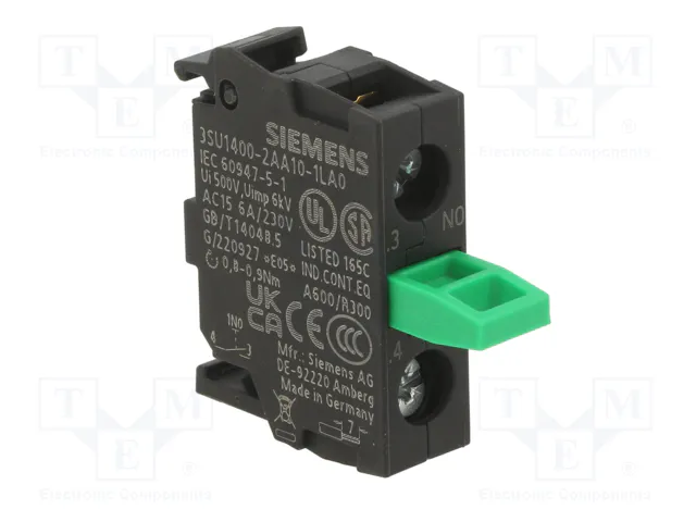 SIEMENS 3SU1400-2AA10-1LA0 Bloques de Contactos NA SIEMENS 3SU1400-2AA10-1LA0 Bloques de Contactos NA