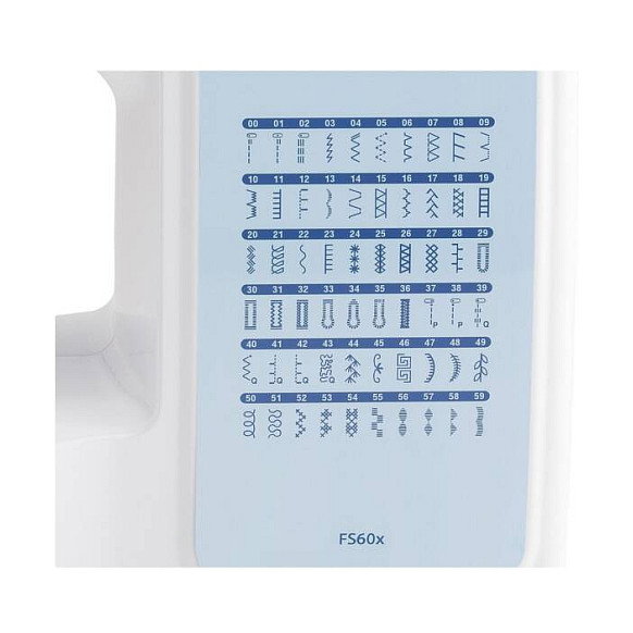 Brother FS60x Máquina de coser automática Blanca