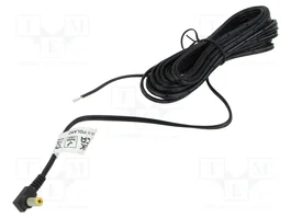 ESPE Cable de alimentación plano DC 5,5/2,1 de 5m con conector angular