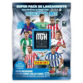 Panini España S.A. Megapack Megacracks 2026-2027 (Archivador + 4 Sobres + 3 Cartas Edición Limitada)