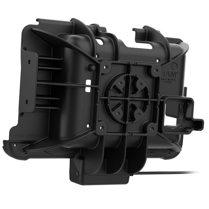 RAM Mounts Tough-Dock Base de Carga con Diseño EZ-Roll'r para Tablet Zebra ET40 y ET45 10" - MIL-STD 810G
