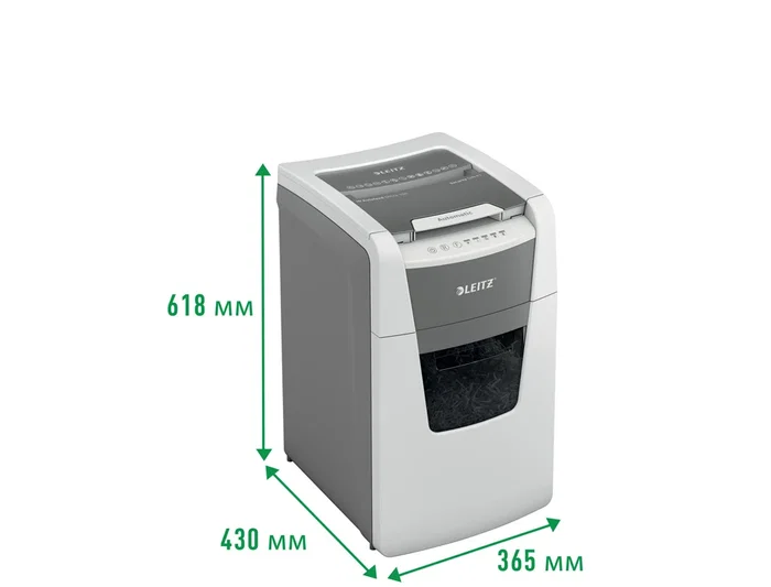 Leitz IQ Auto+ Office 150 Destructora de Documentos, Capacidad de Corte 150 Hojas, Nivel de Seguridad P5, Partículas