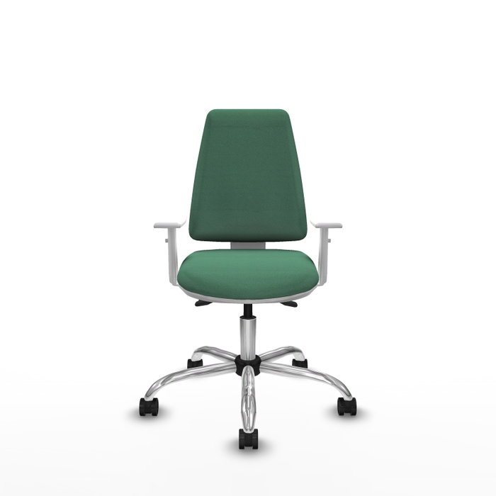 PIQUERAS Y CRESPO Silla de oficina Elche Verde Esmeralda con Mecanismo Asincro