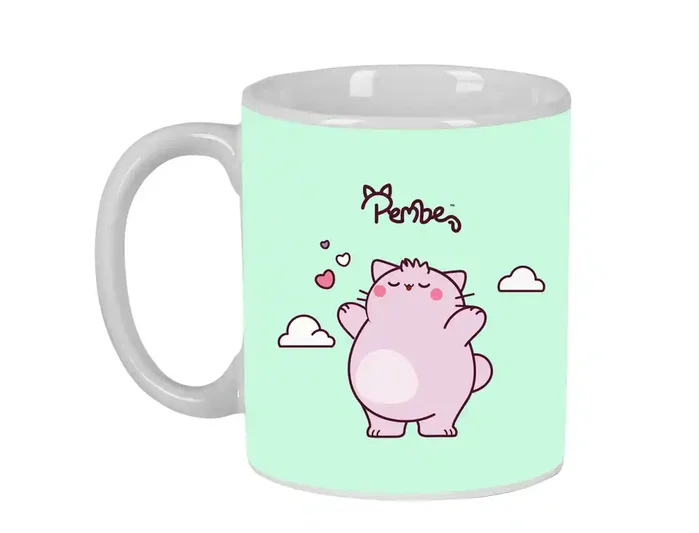 Safta Taza Grande Pembe The Pink Cat