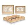Giftdecor Set de 2 Bandejas Rectangulares Prisma