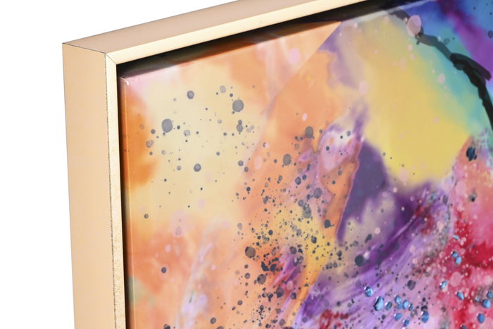 DKD Home Decor Cuadro Multicolor Lienzo y PS 83 x 63 x 3.5 cm (2 Unidades)