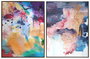 DKD Home Decor Cuadro Multicolor Lienzo y PS 83 x 63 x 3.5 cm (2 Unidades)