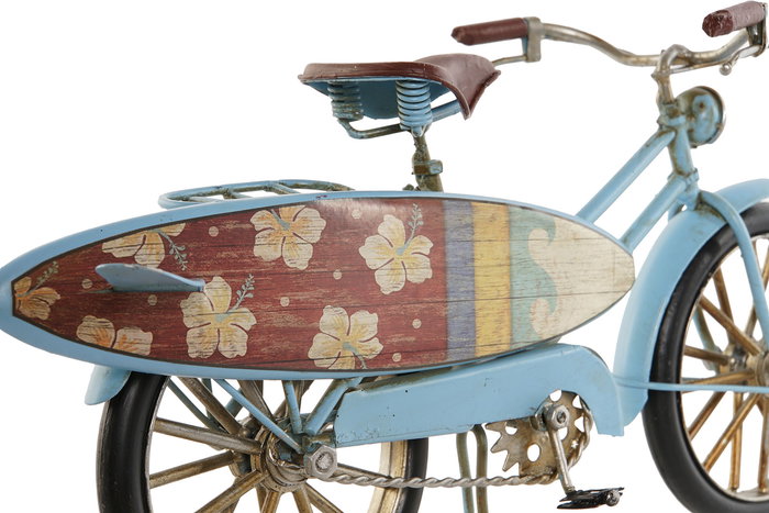 DKD Home Decor Vehiculo Decoracion Mediterraneo Azul Marino Rojo 9.5 x 14.5 x 27 cm (3 Unidades)