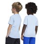 Camiseta de Manga Corta Infantil Adidas Lk Ice Azul Azul cielo
