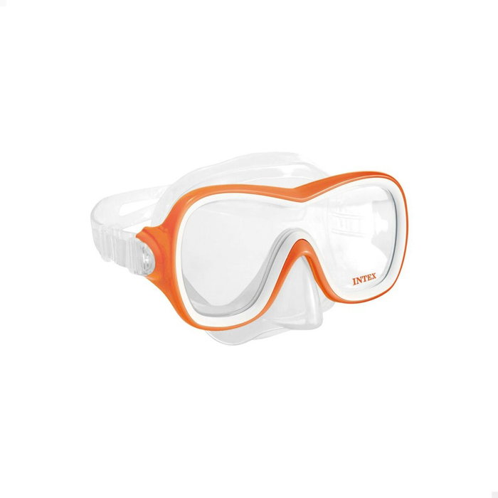 Gafas de Buceo con Tubo Intex Wave Rider Naranja