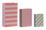 DKD Home Decor Set de 3 Cajas de Libros Multicolor de Cartón