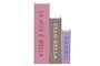 DKD Home Decor Set de 3 Cajas de Libros Multicolor de Cartón