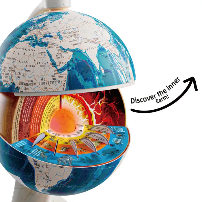 Canal Toys So Science COS 003 - Globo Terráqueo Interactivo 3D con Mapas Educativos para Exploración