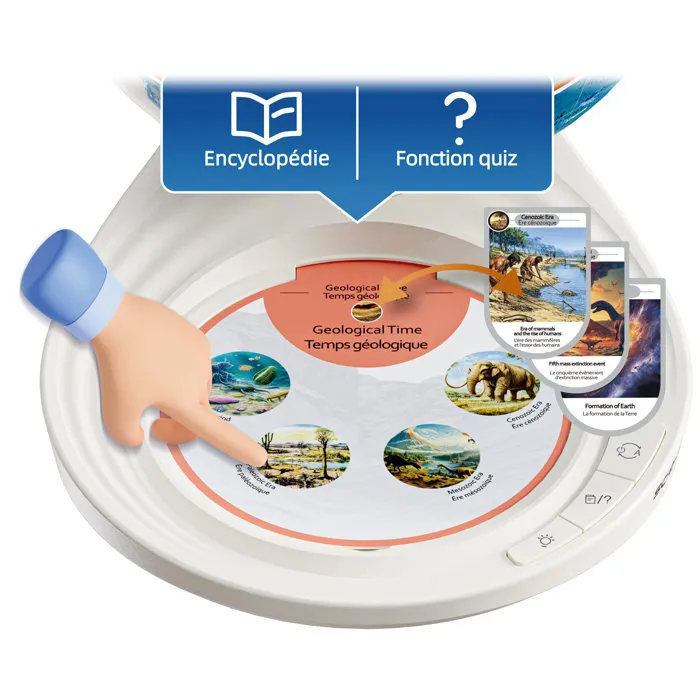Canal Toys So Science COS 003 - Globo Terráqueo Interactivo 3D con Mapas Educativos para Exploración