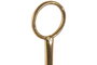 DKD Home Decor Minqian 2025 Frutero Metal Blanco Dorado Glam 45.5 x 42.5 x 68 cm (2 Unidades)