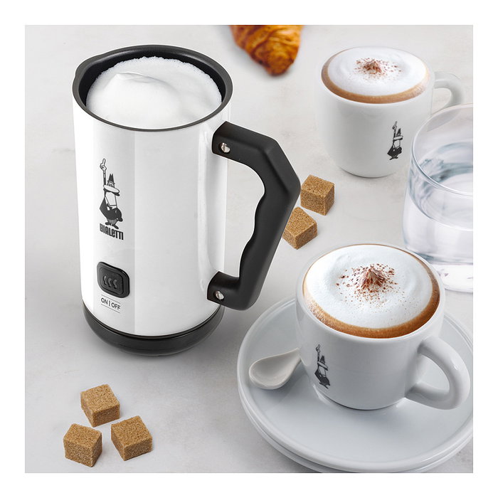 Bialetti MKF02 Bianco Milk Foamer Blanco Bialetti MKF02 Bianco Milk Foamer Blanco