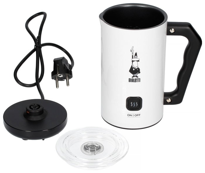 Bialetti MKF02 Bianco Milk Foamer Blanco Bialetti MKF02 Bianco Milk Foamer Blanco