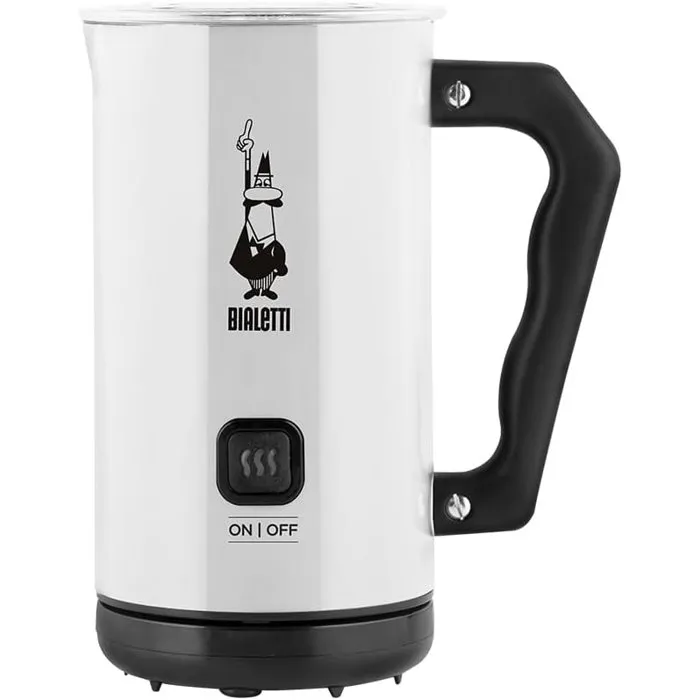 Bialetti MKF02 Espumador de Leche Eléctrico, 300 ml, Blanco