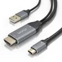 Aisens Cable Conversor HDMI 2.0 a USB-C 4K@60Hz 1,8m Negro