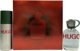 Hugo Boss Hugo Man Gift Set 75ml EDT + 150 Deodorant Spray Hugo Boss Hugo Man Gift Set 75ml EDT + 150 Deodorant Spray
