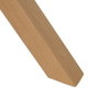 Mesa Comedor Blanco-Natural Dm-Metal 120 X 120 X 76 cm