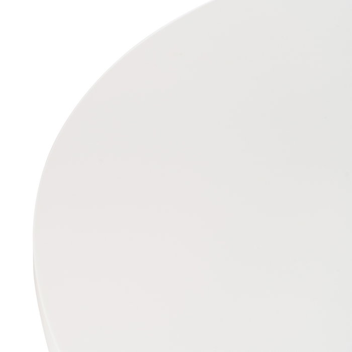 Mesa Comedor Blanco-Natural Dm-Metal 120 X 120 X 76 cm Mesa Comedor Blanco-Natural Dm-Metal 120 X 120 X 76 cm