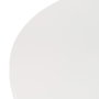 Mesa Comedor Blanco-Natural Dm-Metal 120 X 120 X 76 cm