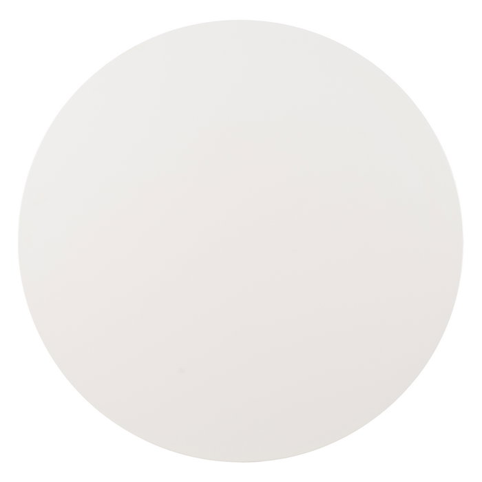 Mesa Comedor Blanco-Natural Dm-Metal 120 X 120 X 76 cm Mesa Comedor Blanco-Natural Dm-Metal 120 X 120 X 76 cm