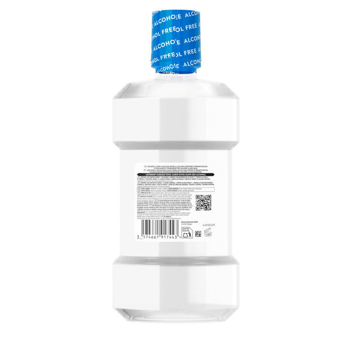 Listerine Total Care Zero 0% alcohol enjuague bucal con flúor 500 ml