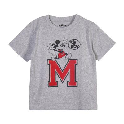 Camiseta de Manga Corta Mickey Mouse Gris 2 Años Camiseta de Manga Corta Mickey Mouse Gris 2 Años
