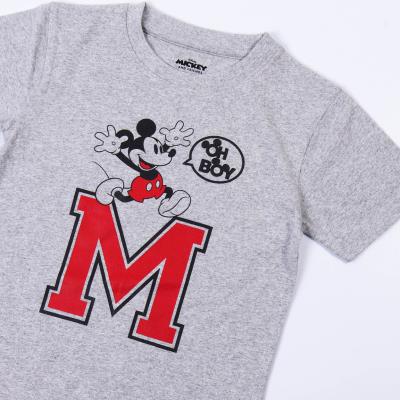 Camiseta de Manga Corta Mickey Mouse Gris 2 Años Camiseta de Manga Corta Mickey Mouse Gris 2 Años