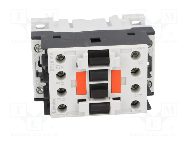 LOVATO ELECTRIC BF2501A110 Contactor 3-polar 25A 110VAC LOVATO ELECTRIC BF2501A110 Contactor 3-polar 25A 110VAC