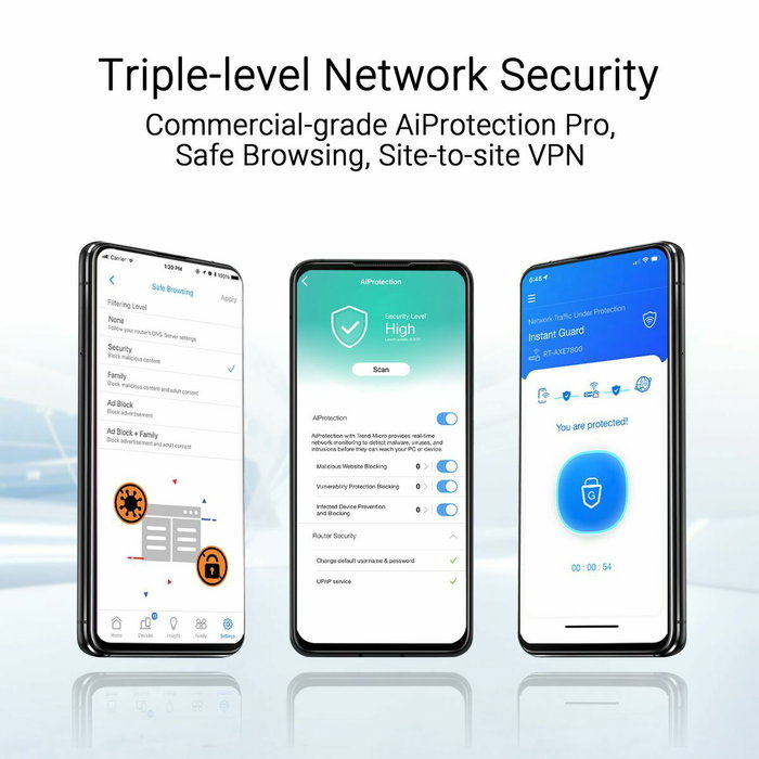 ASUS ZenWiFi BD4 Sistema de Malla Wi-Fi 7 (2-pack) Blanco ASUS ZenWiFi BD4 Sistema de Malla Wi-Fi 7 (2-pack) Blanco