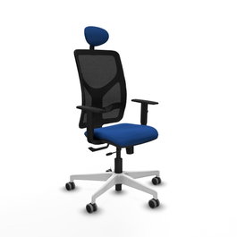 PIQUERAS Y CRESPO Silla de oficina Motilla Azul y Negro