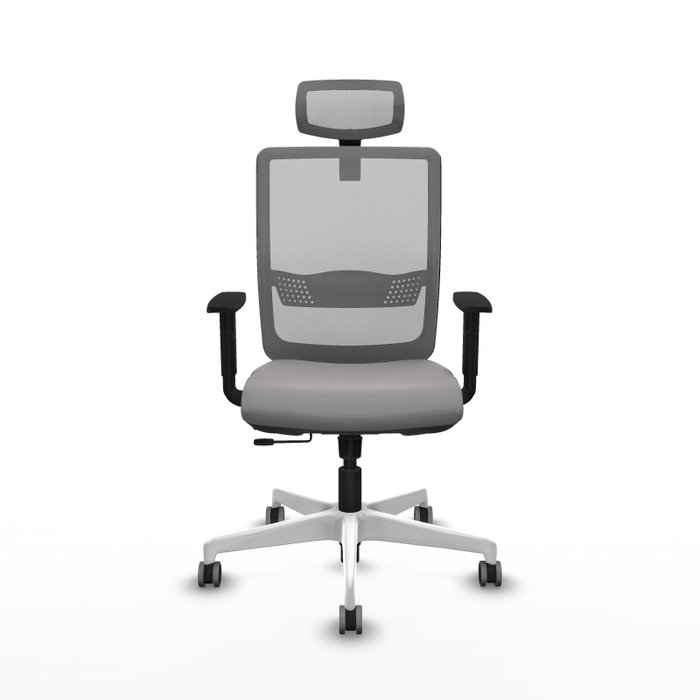 PIQUERAS Y CRESPO Silla de oficina Haches Gris con mecanismo Sincro/Traslack PIQUERAS Y CRESPO Silla de oficina Haches Gris con mecanismo Sincro/Traslack