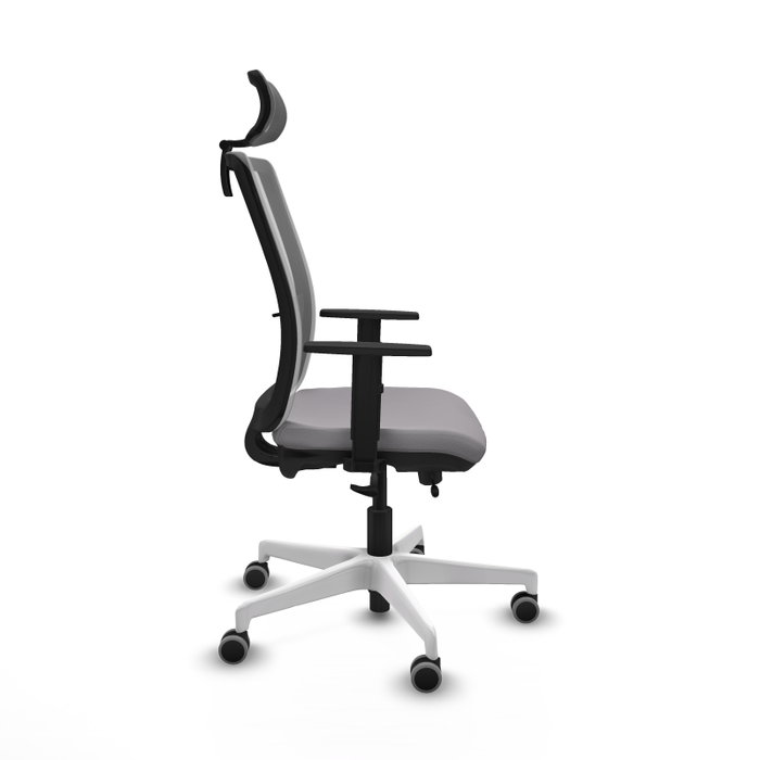 PIQUERAS Y CRESPO Silla de oficina Haches Gris con mecanismo Sincro/Traslack PIQUERAS Y CRESPO Silla de oficina Haches Gris con mecanismo Sincro/Traslack