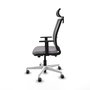 PIQUERAS Y CRESPO Silla de oficina Haches Gris con mecanismo Sincro/Traslack