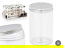 Kinvara Tarro Pet Tapa Aluminio 1L Transparente 10x15x10 cm (Set de 36)