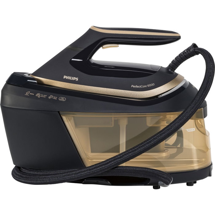 Philips PSG6064/80 PerfectCare 6000 Estación de Planchado de Vapor Negro y Oro Philips PSG6064/80 PerfectCare 6000 Estación de Planchado de Vapor Negro y Oro